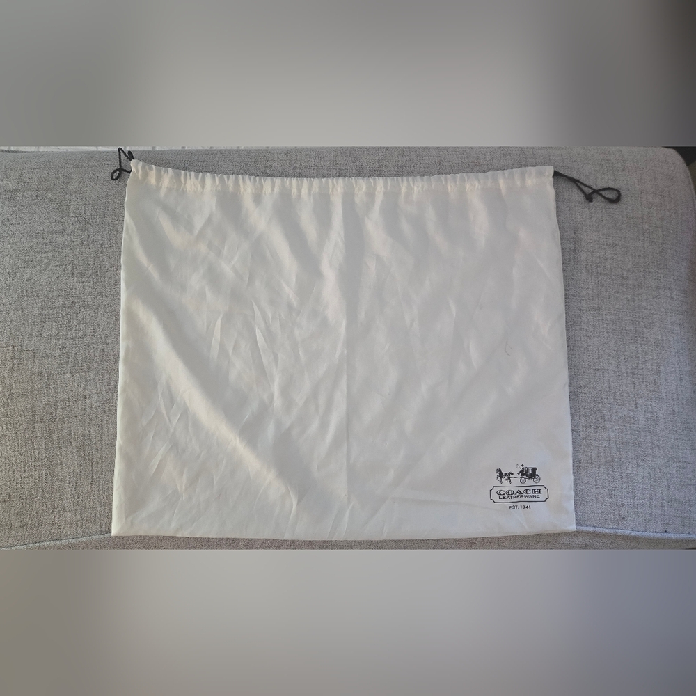 Coach White Dust Bag